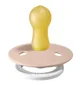 Suzeta rotunda BIBS Blush Night din latex (6-18 luni) foto