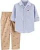 Carter's Set 2 piese - camasa si pantaloni cu print foto