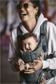 Marsupiu anatomic BabyBjorn Move Sage Green, 3D Mesh