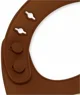 Силиконовый нагрудник Fold & Go Skip Hop Zoo Обезьяна foto