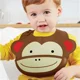 Силиконовый нагрудник Fold & Go Skip Hop Zoo Обезьяна foto