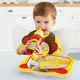 Силиконовый нагрудник Fold & Go Skip Hop Zoo Обезьяна foto