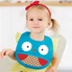 Силиконовый нагрудник Fold & Go Skip Hop Zoo Сова foto