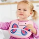 Силиконовый нагрудник Fold & Go Skip Hop Zoo Бабочка foto