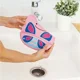 Силиконовый нагрудник Fold & Go Skip Hop Zoo Бабочка foto