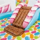 Centru de joaca Intex Candy cu tobogan 295x191x130 foto