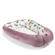 Babynest La Millou Velvet Collection - Cute Birds Vivid - French Lavender foto