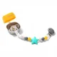 Lantisor din silicon pentru suzeta BabyOno Natural Nursing Grey foto