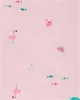 Carter's Set 3 piese Flamingo - body, top si pantaloni scurti foto