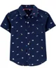 Carter's Set 3 piese Dino - Pantaloni scurti, camasa si bretele foto