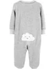 Carter's Pijama bebe gri Norisor foto