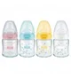 Бутылочка стеклянная NUK First Choice с силиконовой соской (0-6 мес.), 120 мл foto