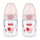 Бутылочка пластиковая NUK First Choice Temperature Control с силиконовой соской (0-6 мес.), 150 мл foto