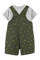 Carter's Set 2 piese Banana - tricou si salopeta scurta foto