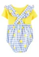 Carter's Set 2 piese Lamai - tricou si salopeta foto