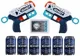 Набор скорострельных бластеров X-SHOT EXCEL Double Pulse, 8 патронов