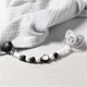 Lantisor din silicon pentru suzeta BabyOno Natural Nursing Black foto
