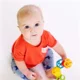 Jucarie Oball Easy-Grasp Clicky Twister™ foto