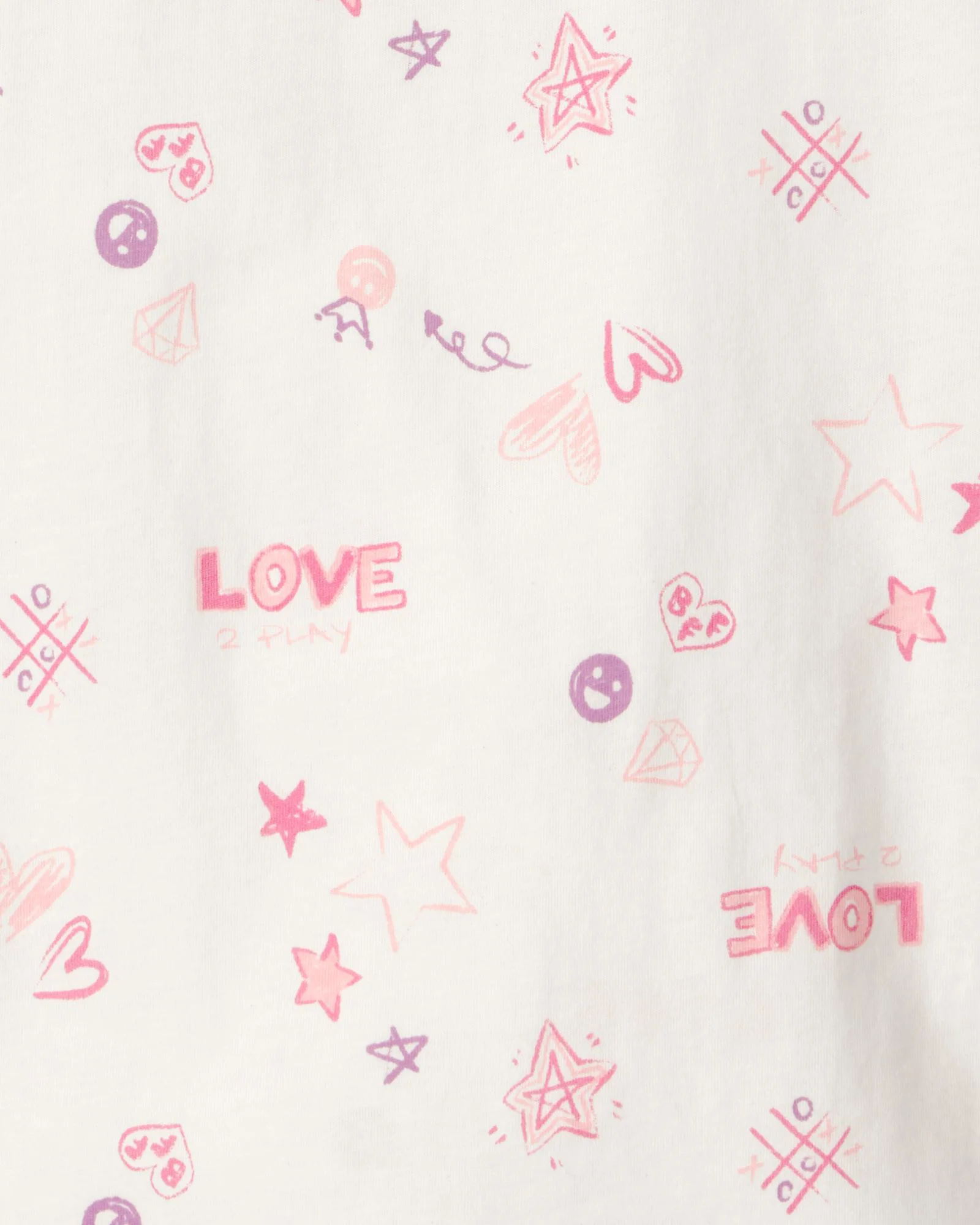 Carter's Tricou din bumbac Ivory Love foto