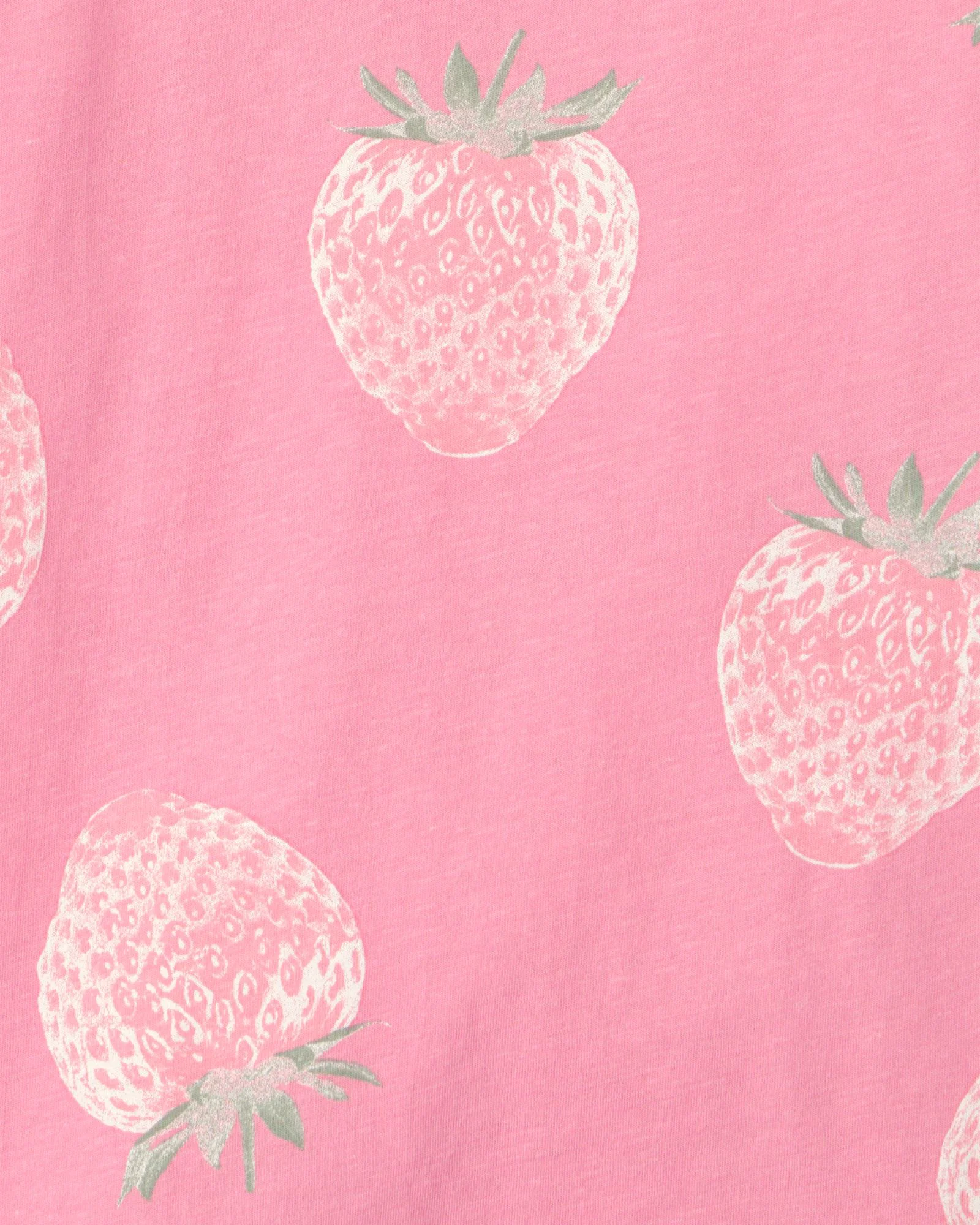 Carter's Хлопковая футболка Strawberry Pink foto