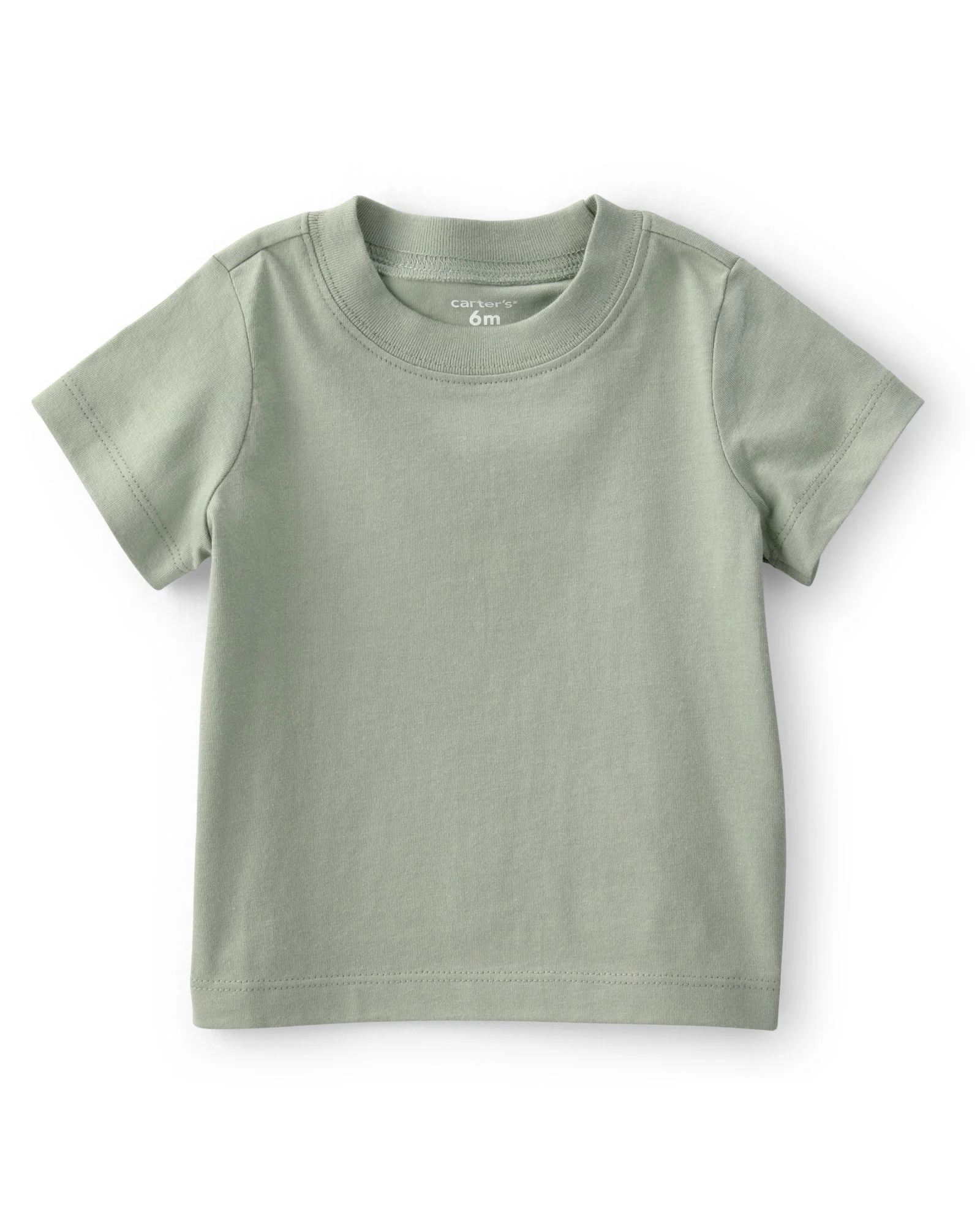 Carter's Set 2 piese Green Stripe - tricou si salopeta foto