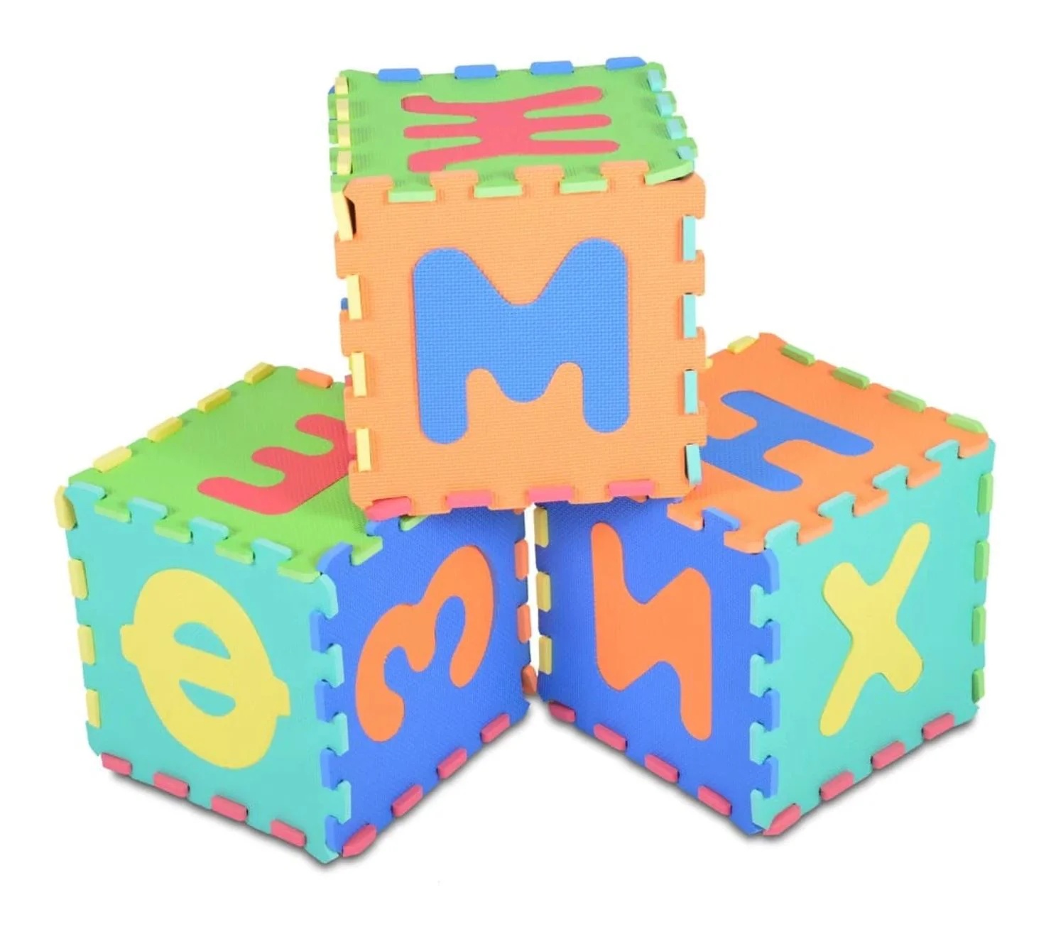 Covoras de joaca Moni Puzzle Litere (rus), 30 buc foto