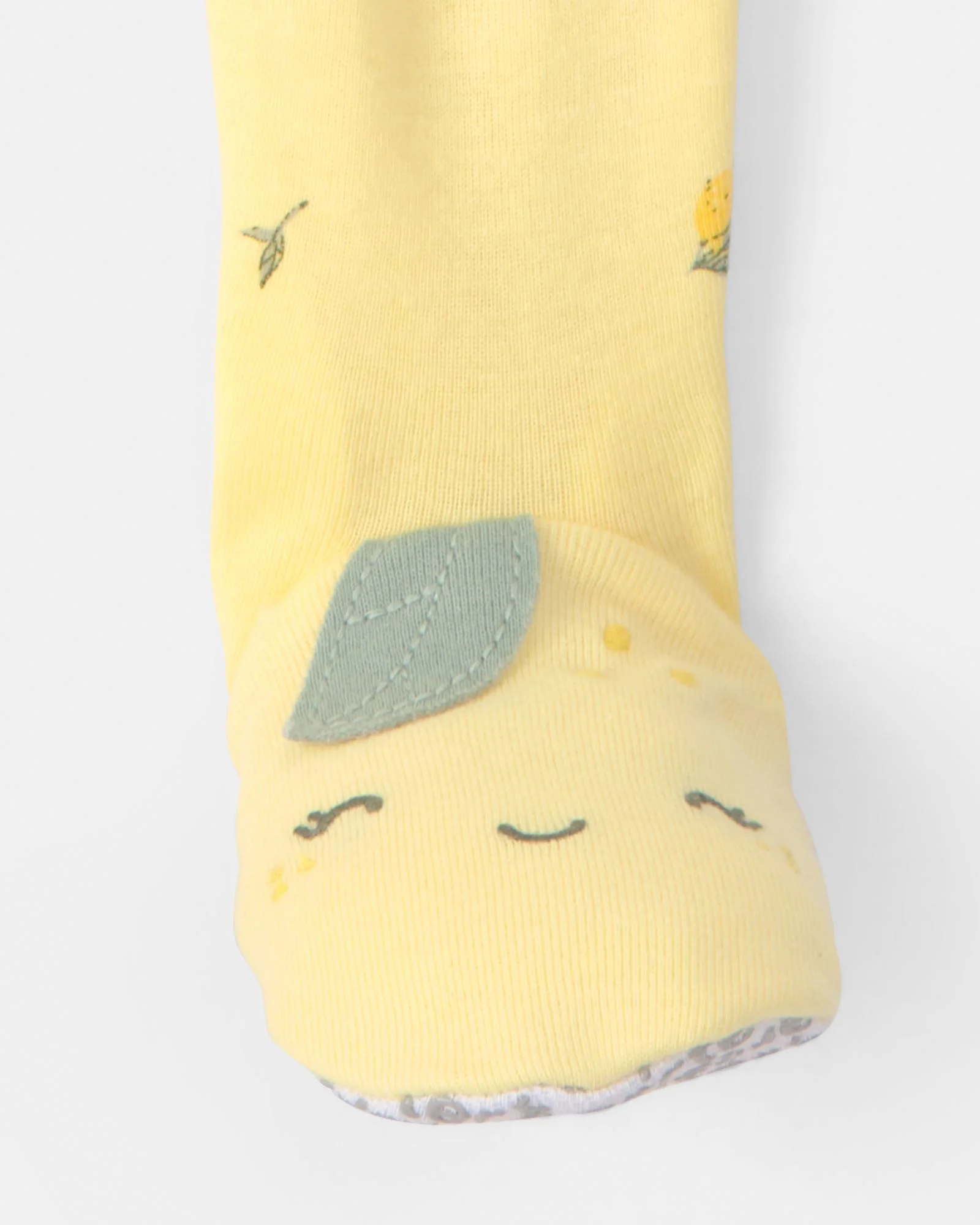 Carter's Pijama din bumbac cu botosei Lemon foto