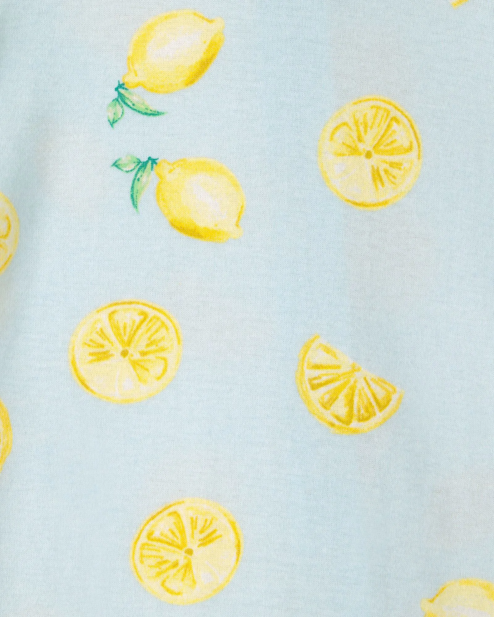Carter's Set 2 pijamale din bumbac Lemon Yellow/Blue foto