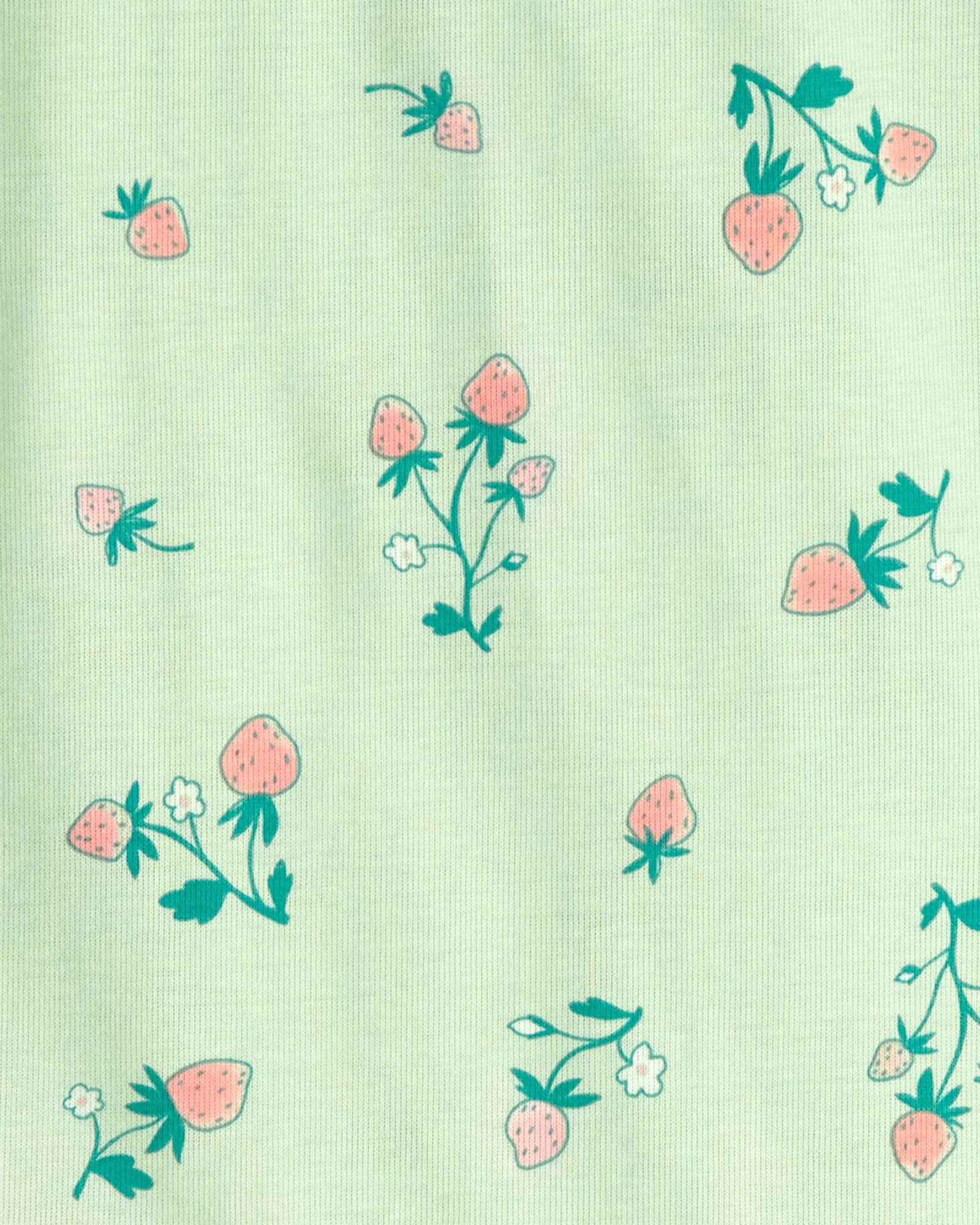 Carter's Set 2 pijamale din bumbac Coral-Mint Strawberry foto