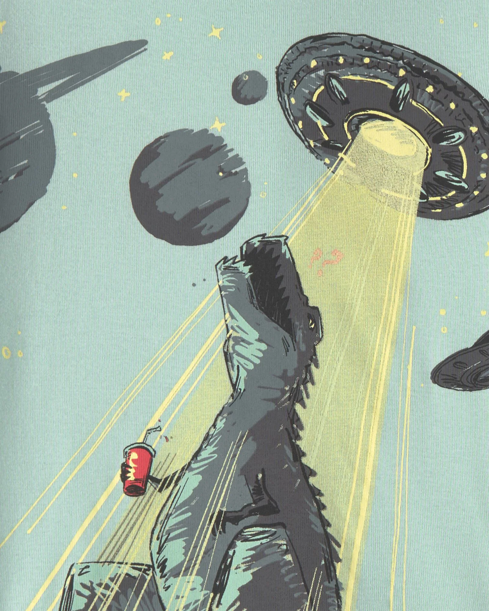 Carter's Комплект из 2 пижам хлопковых Dino Space foto