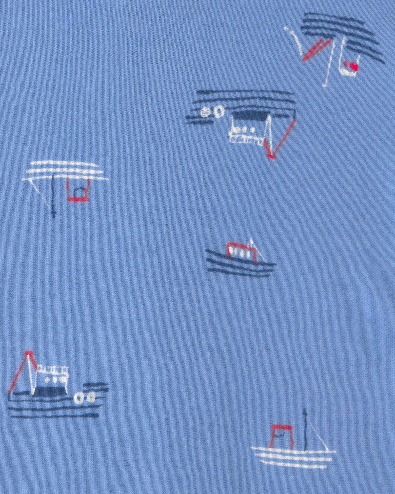 Carter's Комплект из 2 пижам хлопковых Blue-Stripe Boats foto