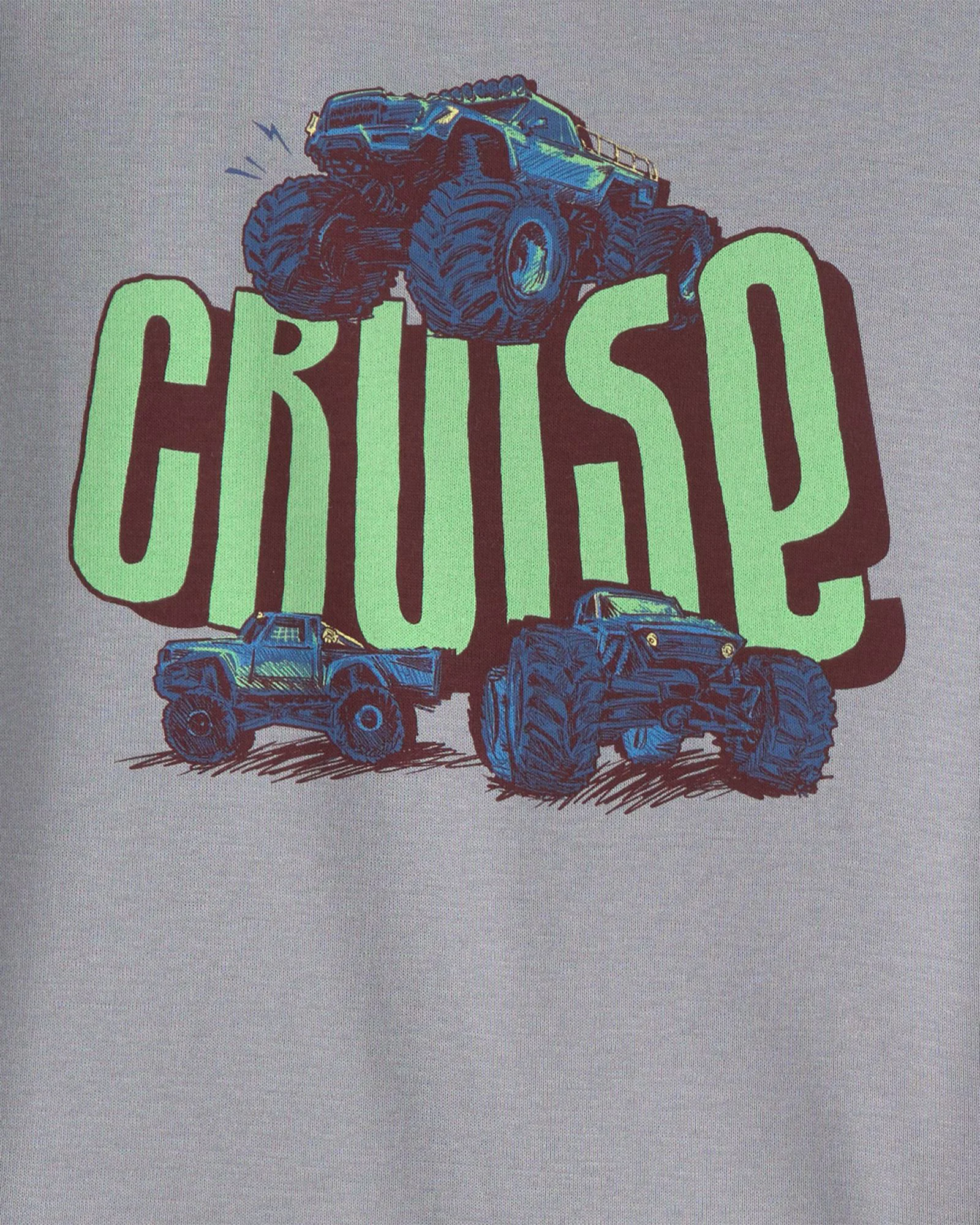 Carter's Set 2 pijamale din bumbac Cruise Monster Truck foto