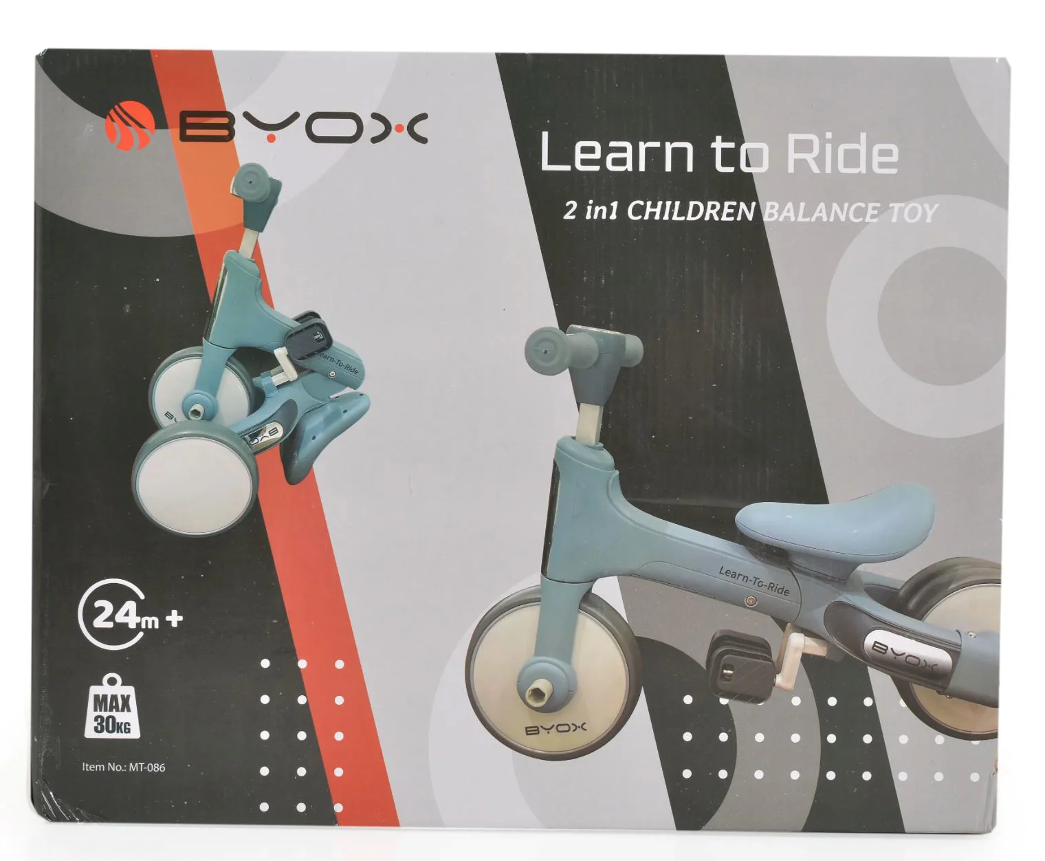 Bicicleta fara pedale Moni Learn to Ride Alb foto