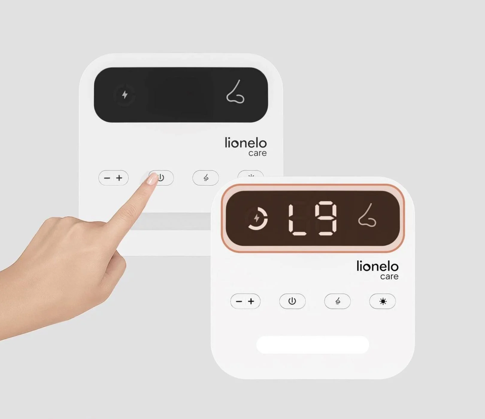 Электрический назальный аспиратор Lionelo BabyAir Flow Белый foto