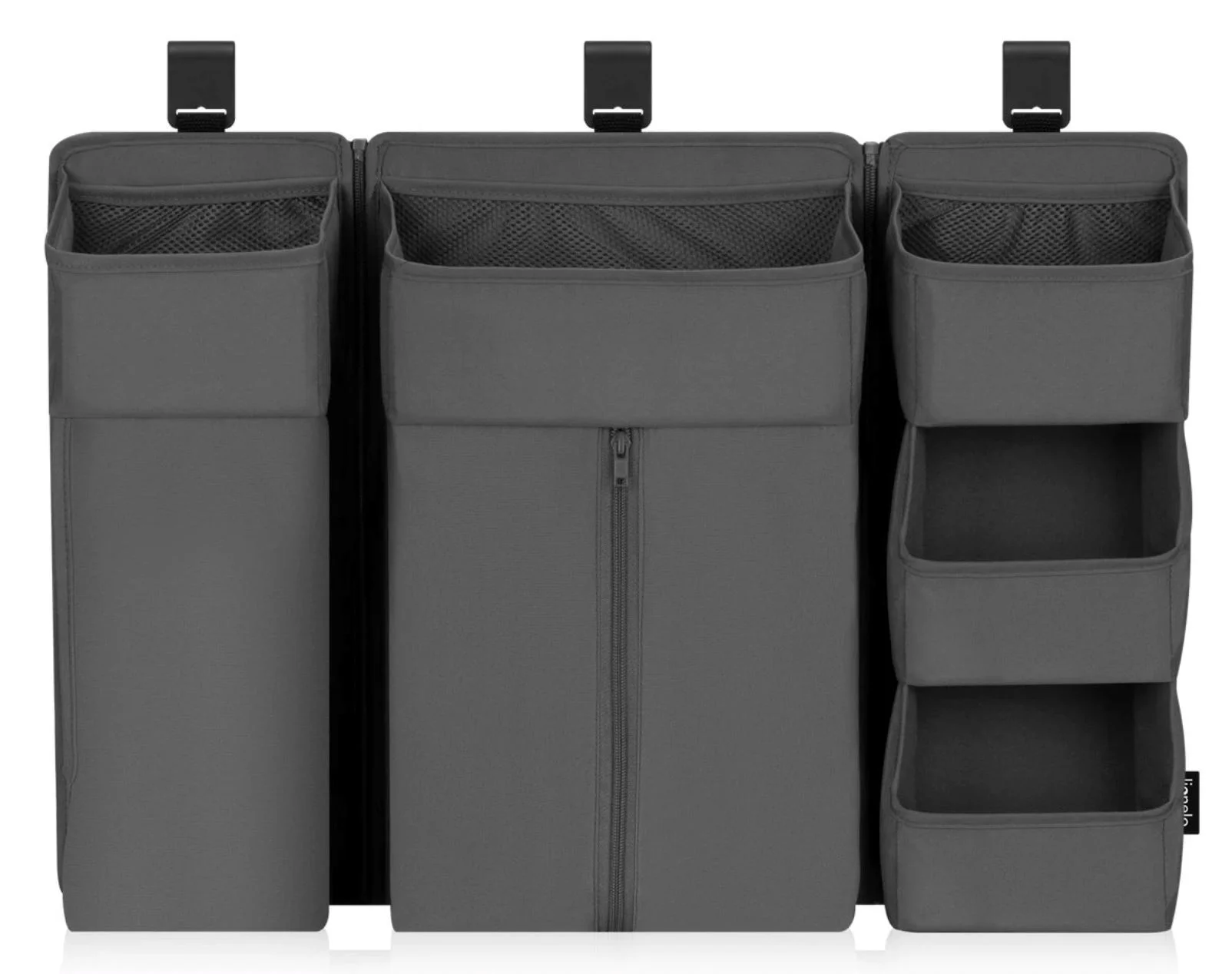 Organizator pentru scutece Lionelo Sidepocket Large Gri foto