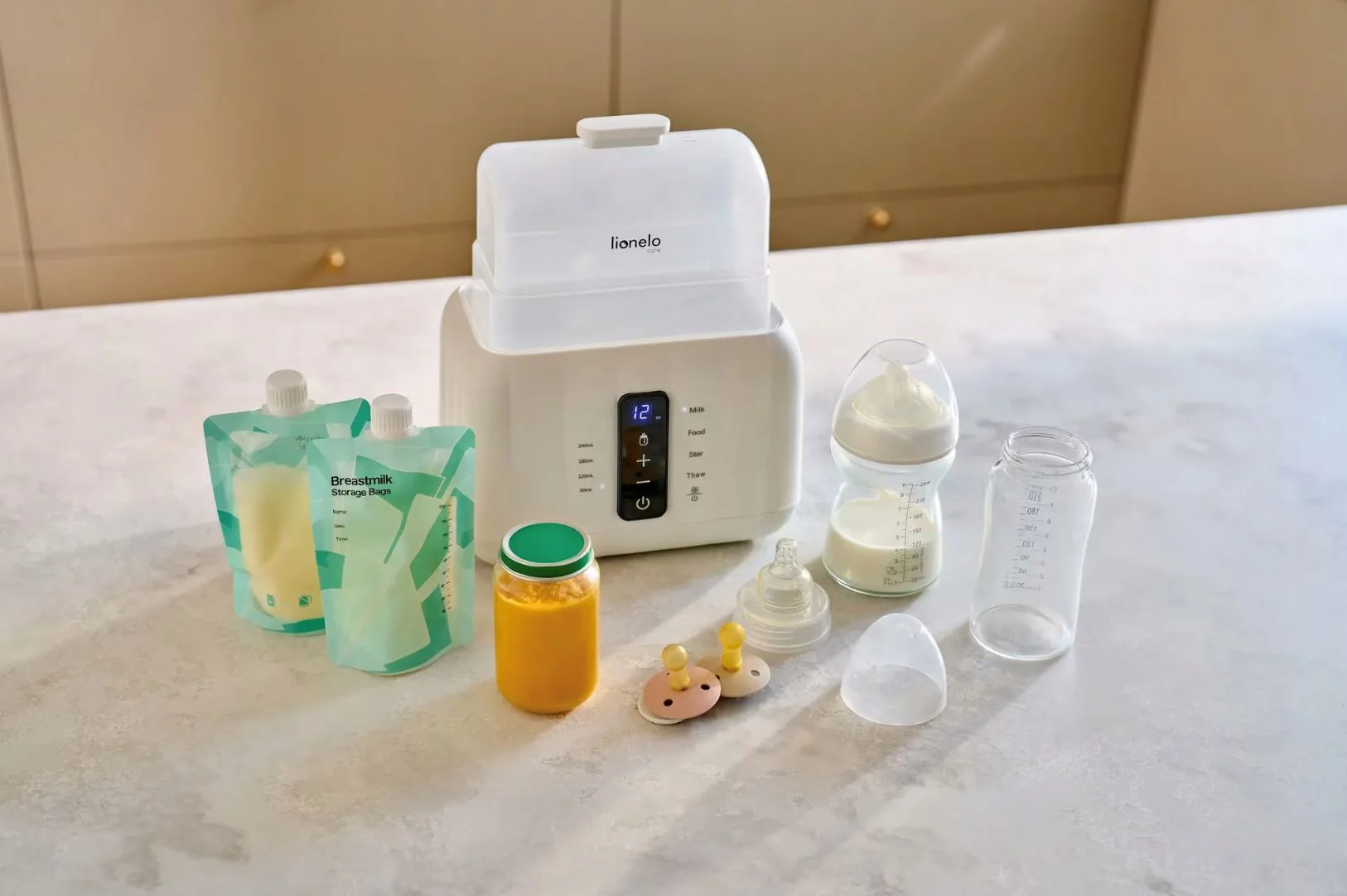 Sterilizator electric 6 in 1 Lionelo Thermup Duo Alb foto