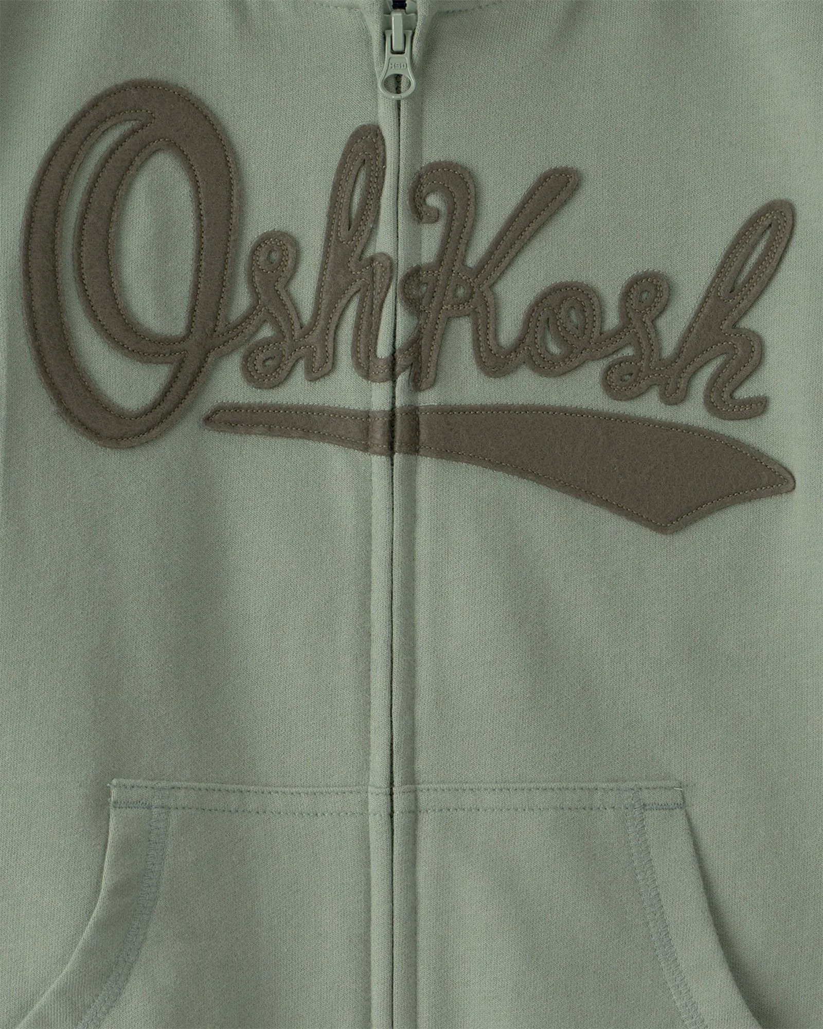 OshKosh Hanorac cu gluga Logo Green foto