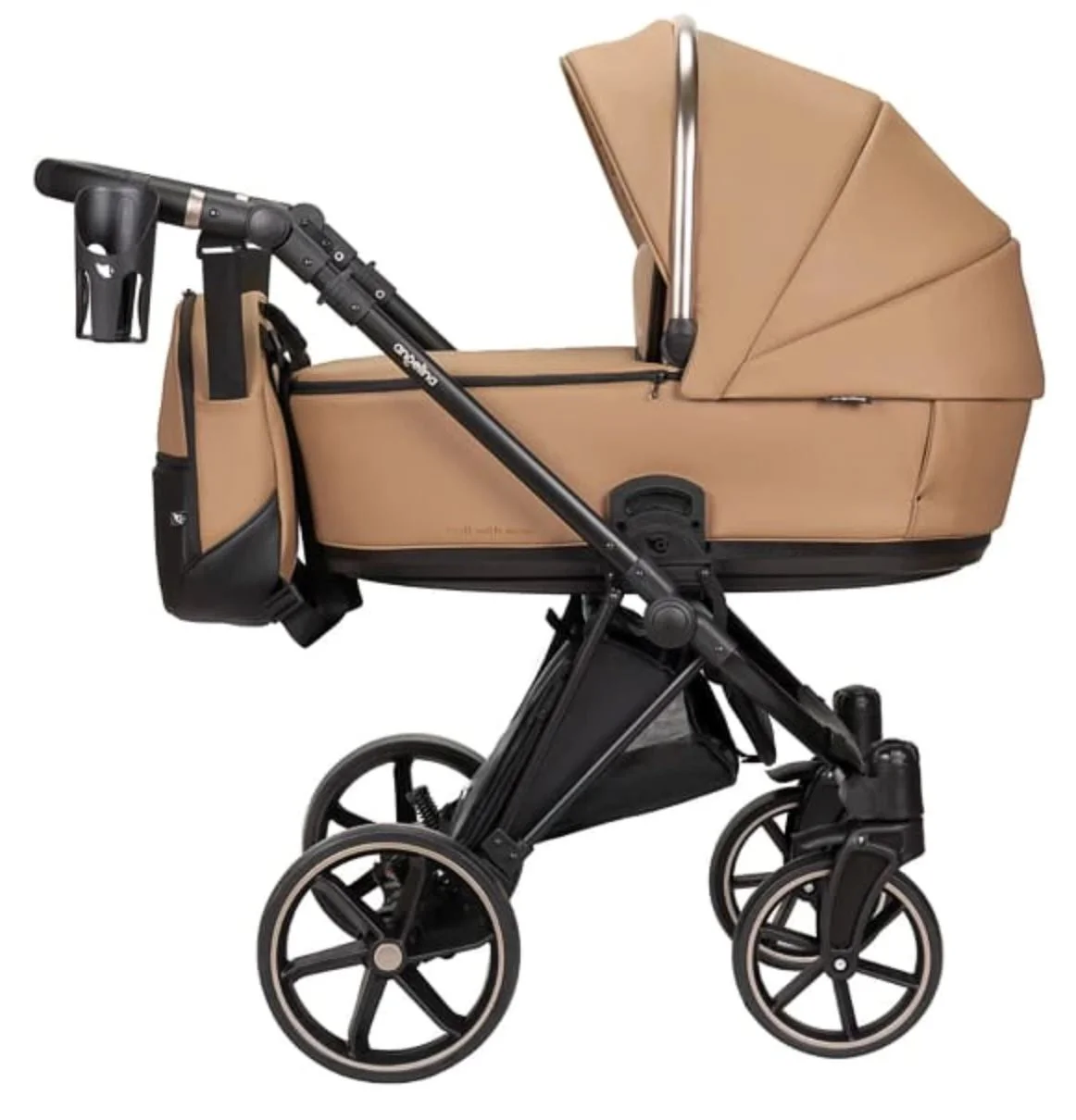 Carucior 2 in 1 Angelina Enigma Premium Eco Roz foto