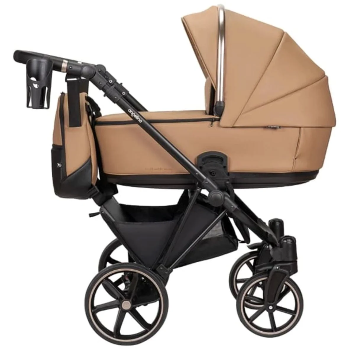 Carucior 2 in 1 Angelina Enigma Premium Eco Roz foto