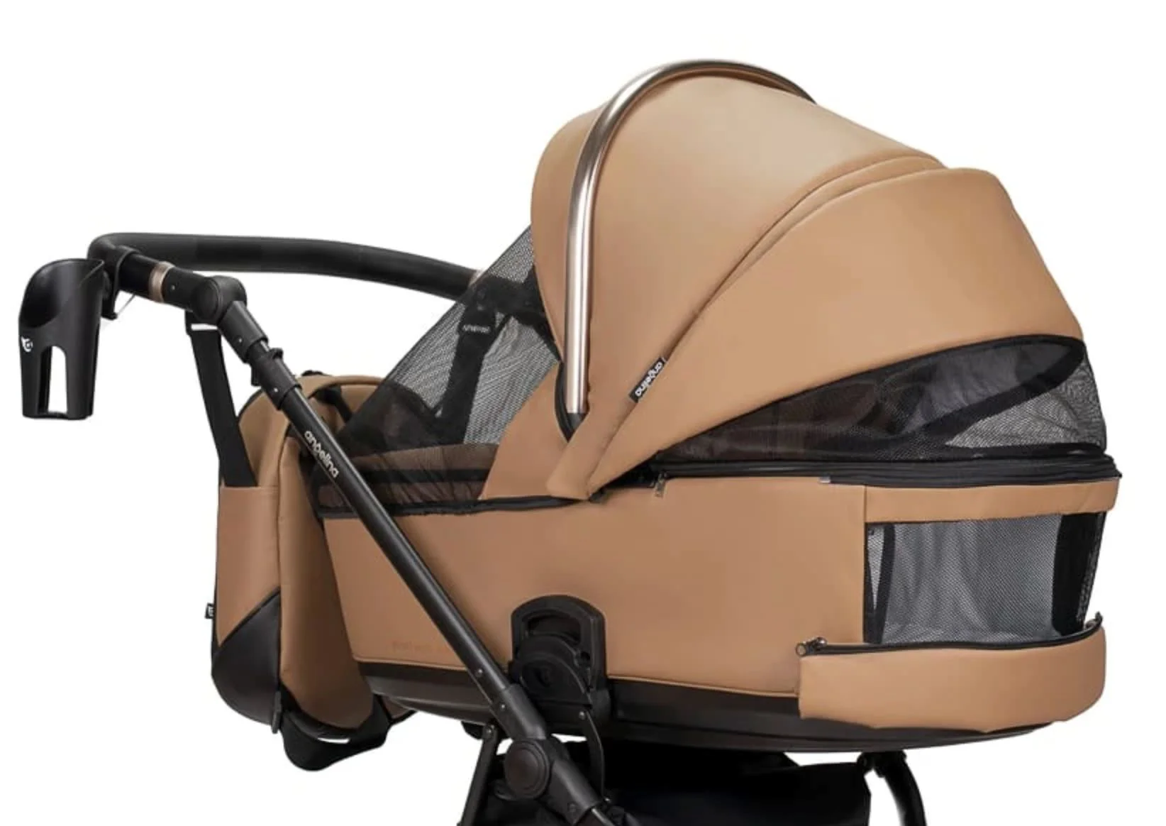 Carucior 2 in 1 Angelina Enigma Premium Eco Roz foto