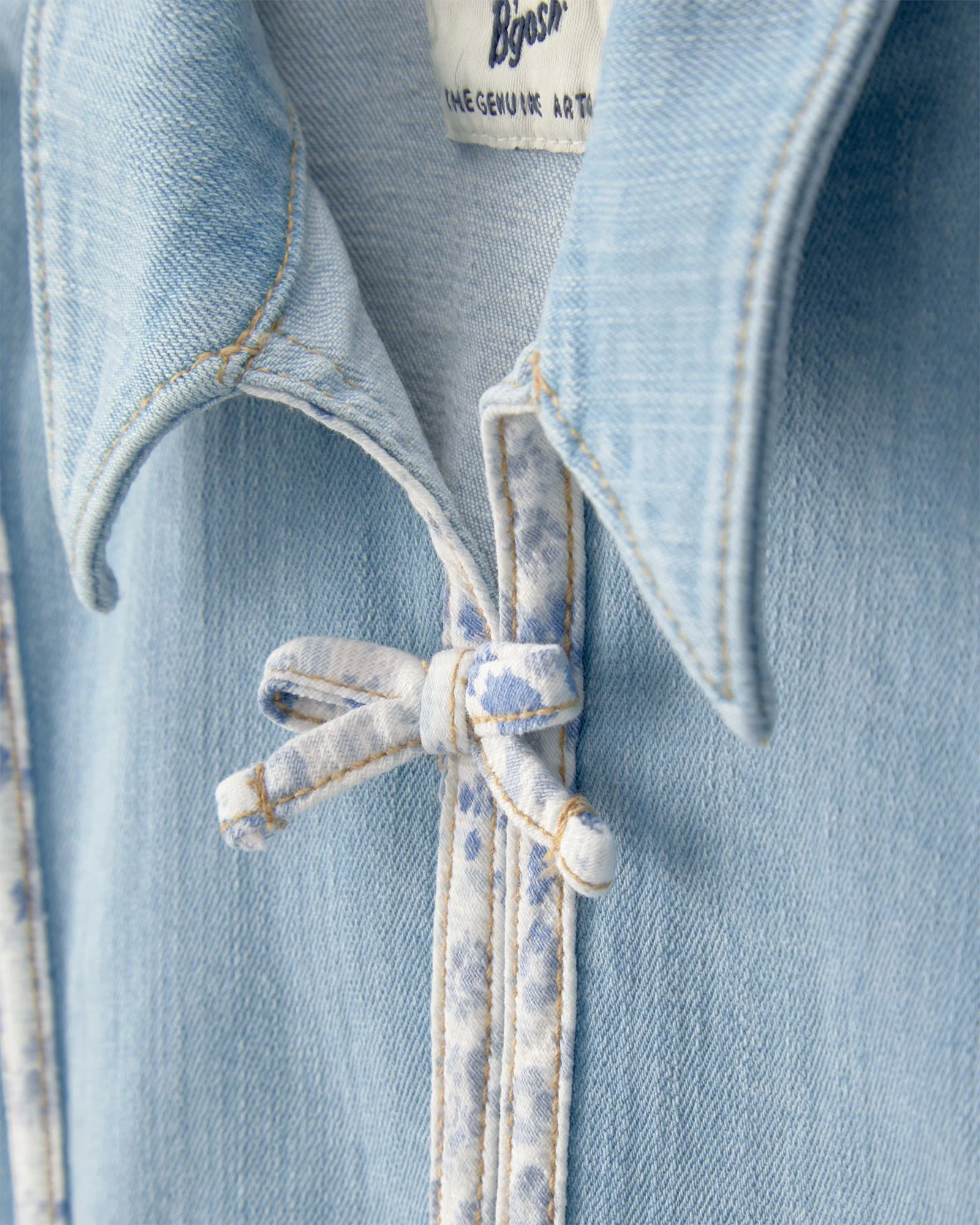 OshKosh Джинсовая куртка Patchwork Light Wash foto