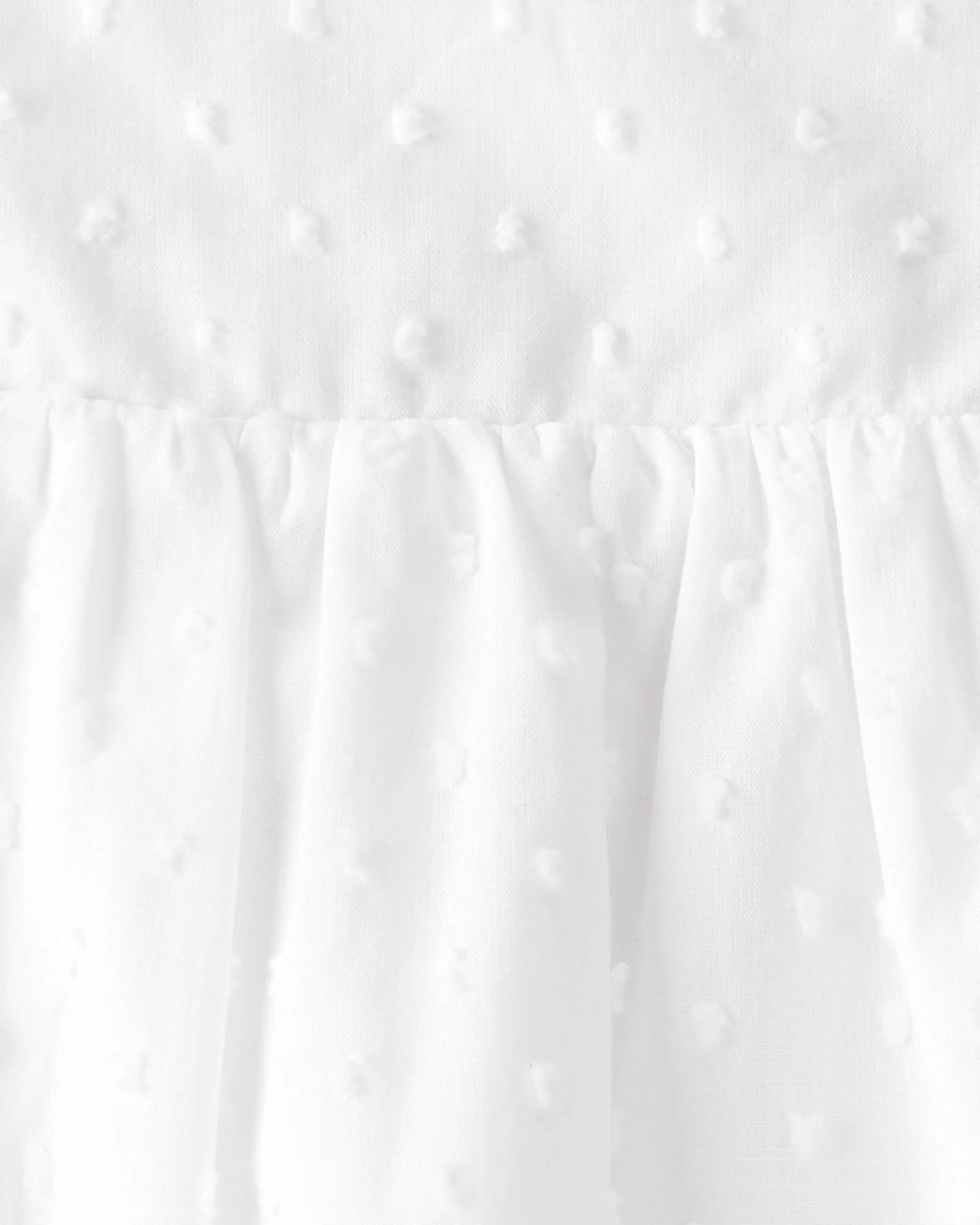 OshKosh Rochita scurta punctata Ruffle White foto