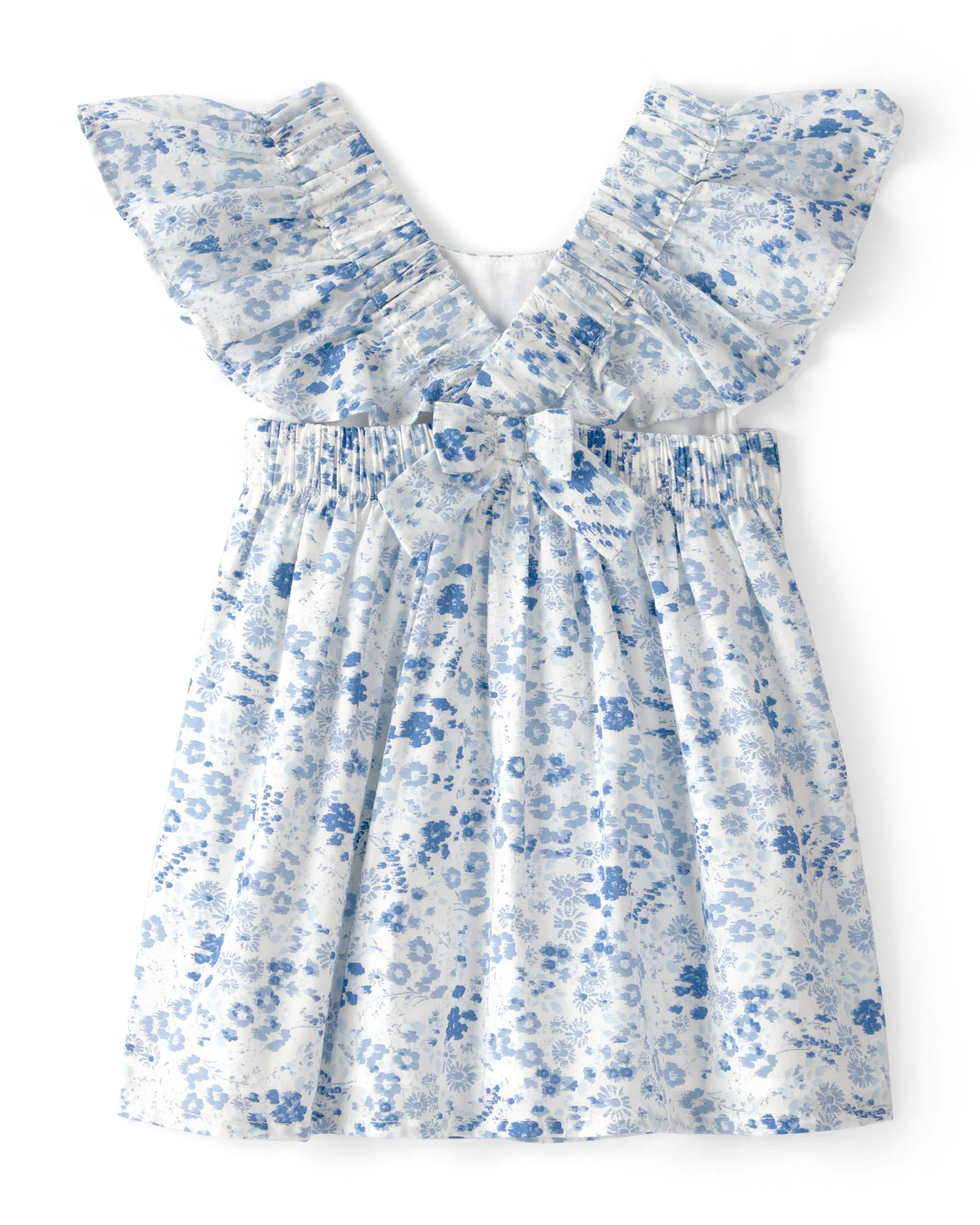 OshKosh Rochita scurta Ruffle Blue/White foto