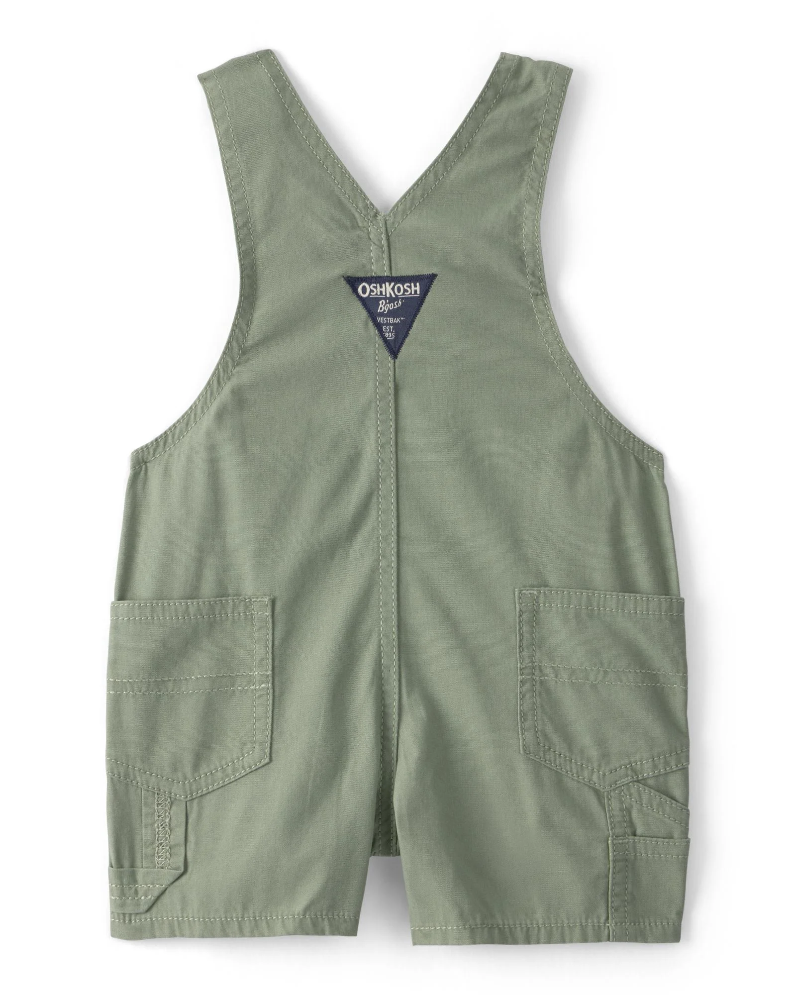 OshKosh Salopeta scurta Canvas Olive foto