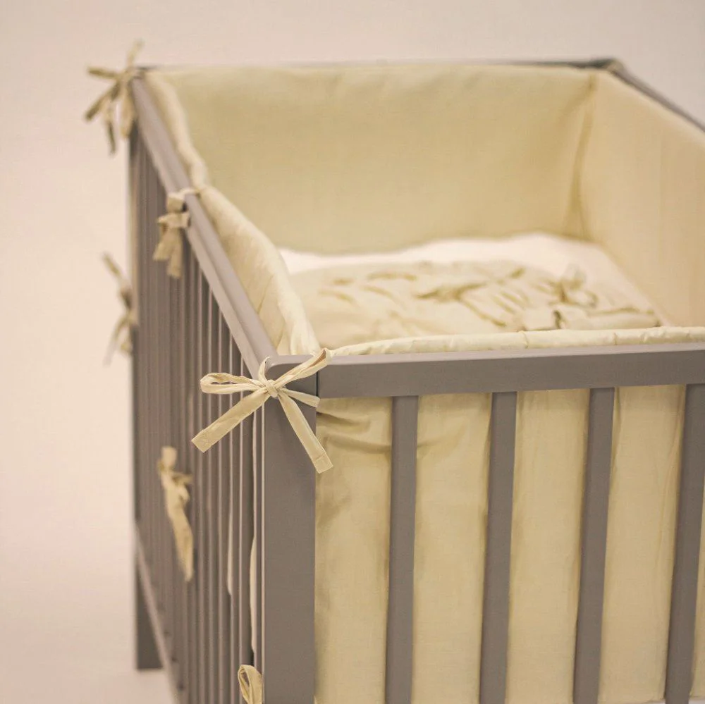 Бортик для кроватки Petite&Mars Tilly Max Light Grey, 360 см foto