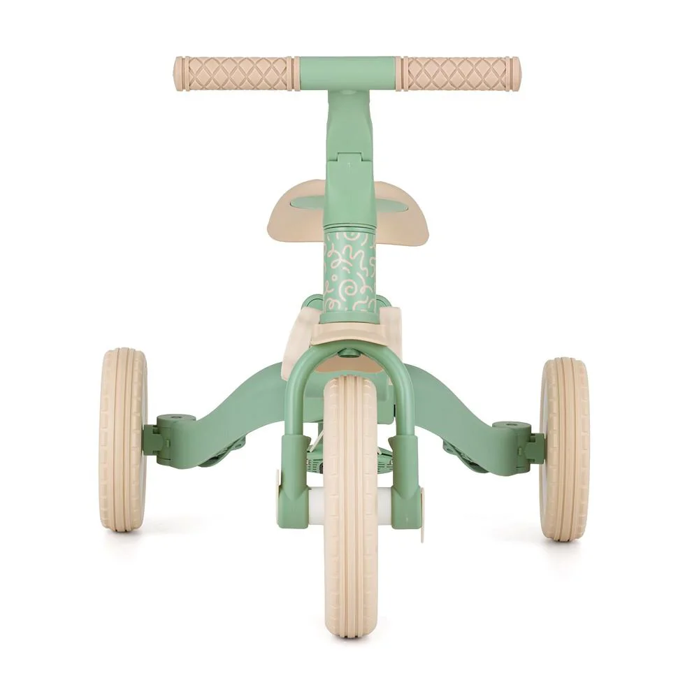 Трехколесный велосипед 5 в 1 Petite&Mars Turbo Limited Edition Green Twist foto