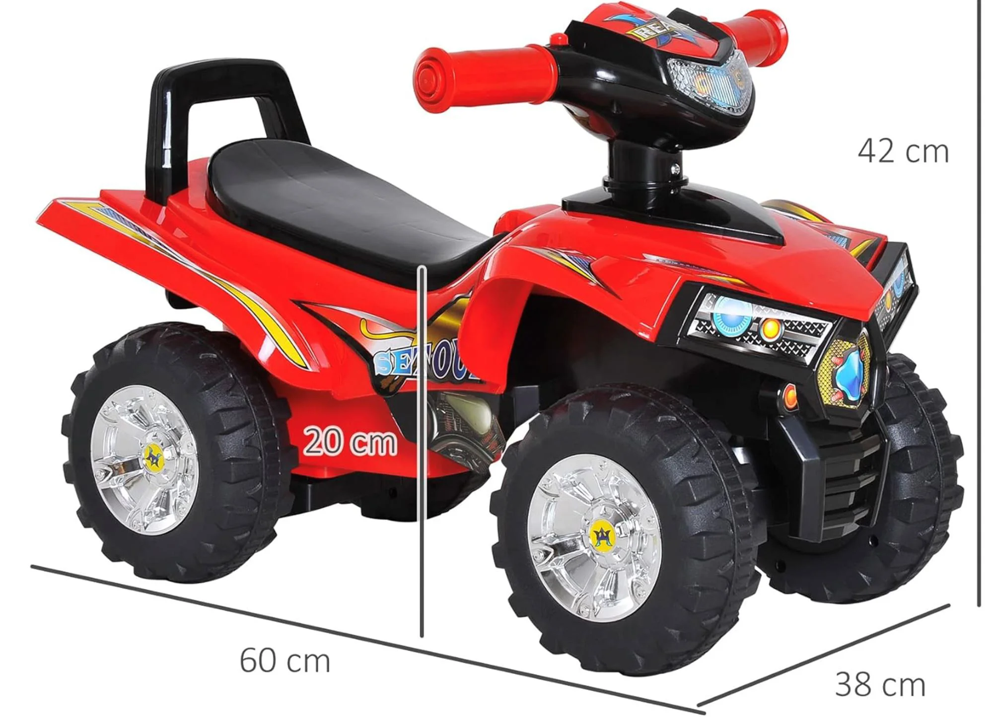 Детская машинка-толокар Moni ATV Красный foto