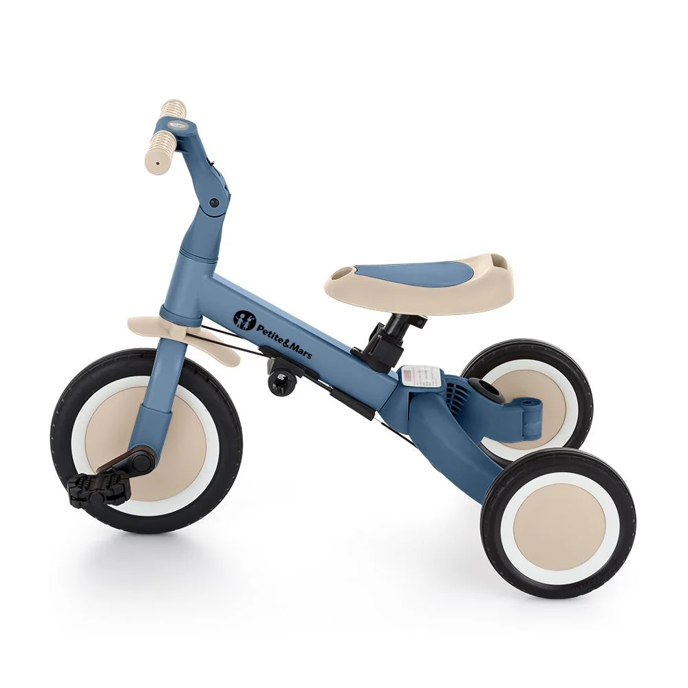 Трехколесный велосипед 5 в 1 Petite&Mars Turbo Plus Ocean Blue foto
