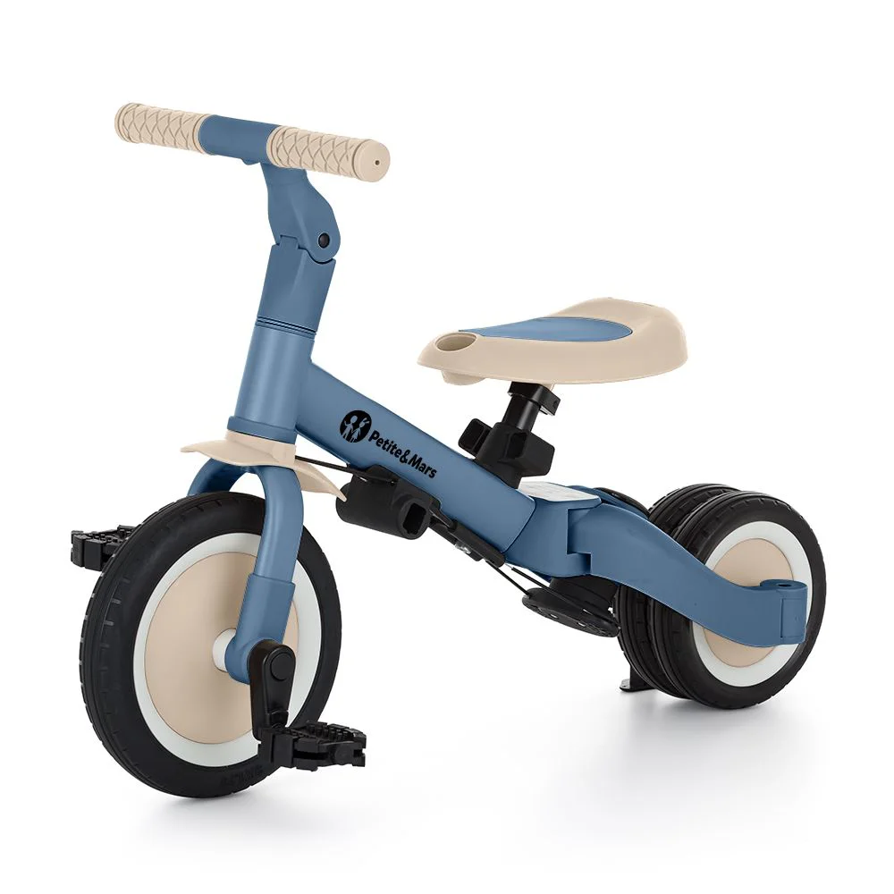 Трехколесный велосипед 5 в 1 Petite&Mars Turbo Plus Ocean Blue foto