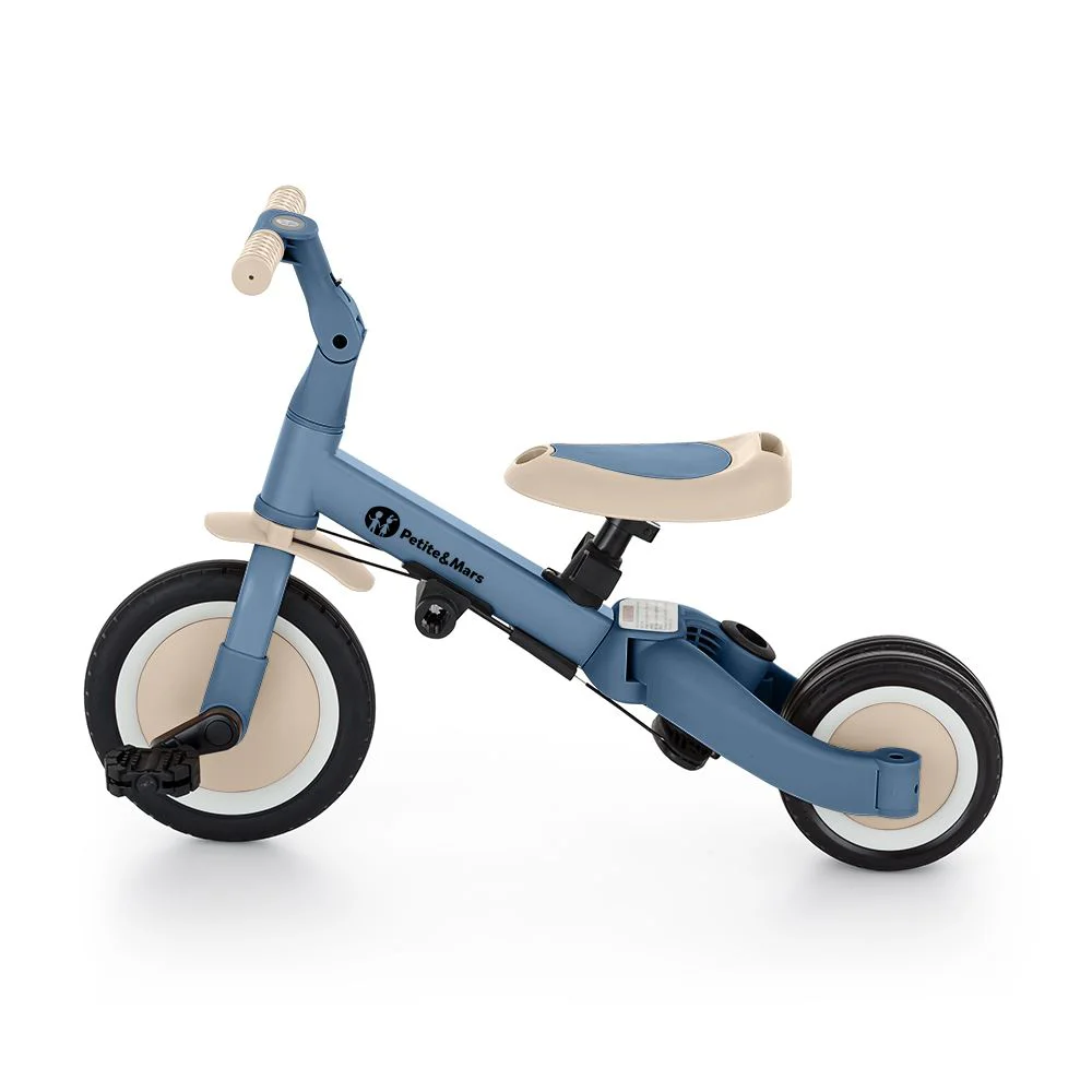 Трехколесный велосипед 5 в 1 Petite&Mars Turbo Plus Ocean Blue foto